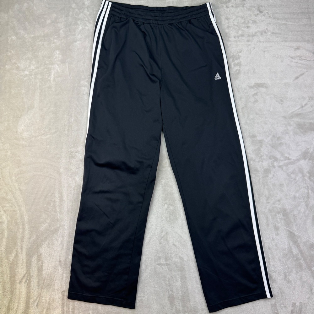 Vintage 2007 Adidas Pants Men Medium Essentials 3-Stripes Track Baggy‎ Skater